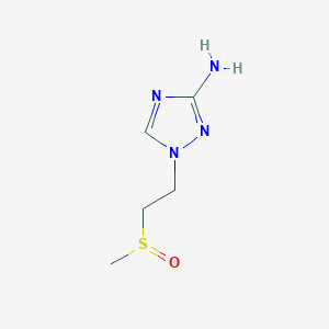 1-(2-Methanesulfinylethyl)-1H-1,2,4-triazol-3-amine