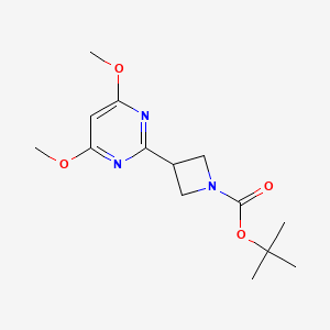 tert-Butyl 3-(4,6-dimethoxypyrimidin-2-yl)azetidine-1-carboxylate