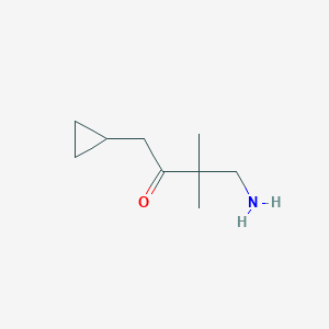 4-Amino-1-cyclopropyl-3,3-dimethylbutan-2-one