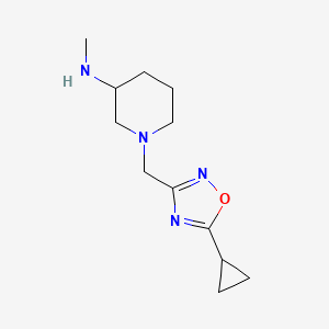 1-[(5-cyclopropyl-1,2,4-oxadiazol-3-yl)methyl]-N-methylpiperidin-3-amine