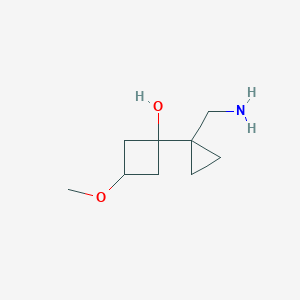 1-[1-(Aminomethyl)cyclopropyl]-3-methoxycyclobutan-1-ol