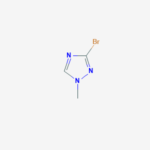 molecular formula C3H4BrN3 B152552 3-Bromo-1-methyl-1H-1,2,4-triazole CAS No. 56616-91-2