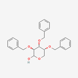 (3R,4R,5R)-3,4,5-tris(Benzyloxy)tetrahydro-2H-pyran-2-ol