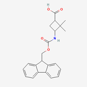 3-({[(9H-fluoren-9-yl)methoxy]carbonyl}amino)-2,2-dimethylcyclobutane-1-carboxylic acid