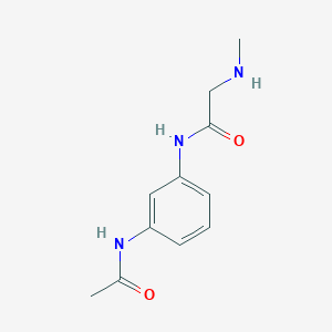 N-(3-acetamidophenyl)-2-(methylamino)acetamide