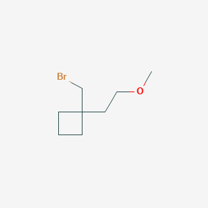 1-(Bromomethyl)-1-(2-methoxyethyl)cyclobutane