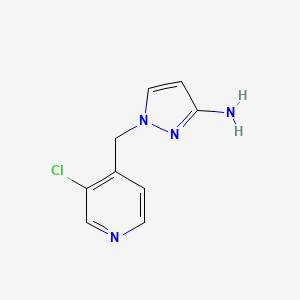 1-[(3-Chloropyridin-4-YL)methyl]-1H-pyrazol-3-amine