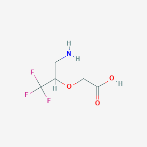 2-[(3-Amino-1,1,1-trifluoropropan-2-yl)oxy]acetic acid