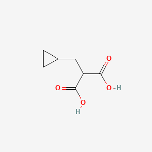 B1525531 2-(Cyclopropylmethyl)propanedioic acid CAS No. 165319-63-1