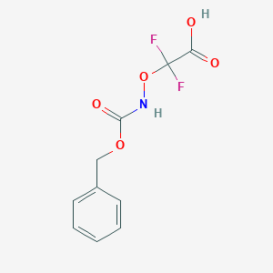 2-({[(Benzyloxy)carbonyl]amino}oxy)-2,2-difluoroacetic acid