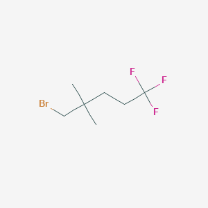 5-Bromo-1,1,1-trifluoro-4,4-dimethylpentane