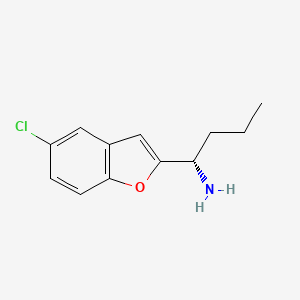 (1S)-1-(5-Chlorobenzo[D]furan-2-YL)butylamine