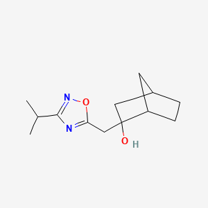 2-{[3-(Propan-2-yl)-1,2,4-oxadiazol-5-yl]methyl}bicyclo[2.2.1]heptan-2-ol