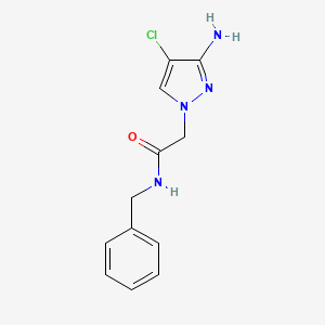 2-(3-Amino-4-chloro-1H-pyrazol-1-YL)-N-benzylacetamide