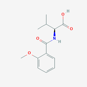 (2S)-2-[(2-Methoxyphenyl)formamido]-3-methylbutanoic acid