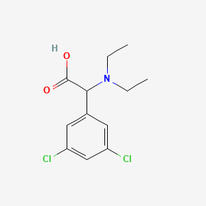 molecular formula C12H15Cl2NO2 B1525540 2-(3,5-二氯苯基)-2-(二乙氨基)乙酸 CAS No. 1218081-04-9