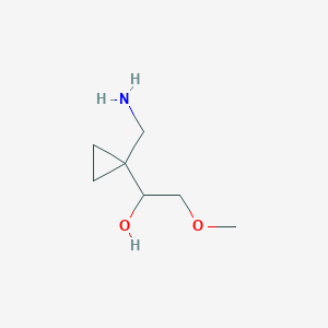 1-[1-(Aminomethyl)cyclopropyl]-2-methoxyethan-1-ol