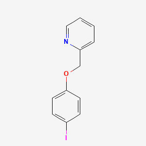 molecular formula C12H10INO B1525543 2-(4-碘苯氧基甲基)吡啶 CAS No. 1249538-55-3