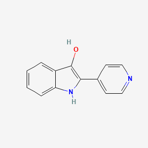 2-(pyridin-4-yl)-1H-indol-3-ol