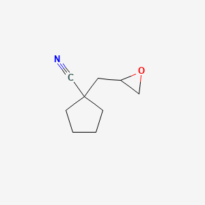 1-[(Oxiran-2-yl)methyl]cyclopentane-1-carbonitrile