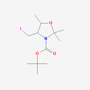 Tert-butyl 4-(iodomethyl)-2,2,5-trimethyl-1,3-oxazolidine-3-carboxylate