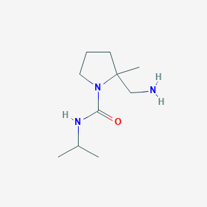 2-(Aminomethyl)-2-methyl-N-(propan-2-yl)pyrrolidine-1-carboxamide