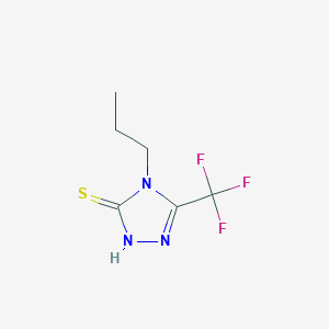 4-propyl-5-(trifluoromethyl)-4H-1,2,4-triazole-3-thiol