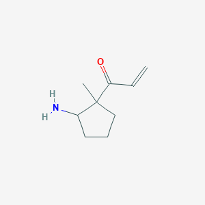 1-(2-Amino-1-methylcyclopentyl)prop-2-EN-1-one