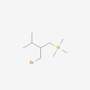 [2-(Bromomethyl)-3-methylbutyl]trimethylsilane