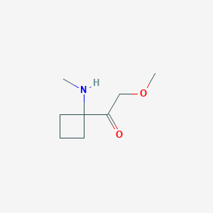 2-Methoxy-1-[1-(methylamino)cyclobutyl]ethan-1-one