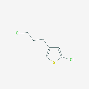 2-Chloro-4-(3-chloropropyl)thiophene