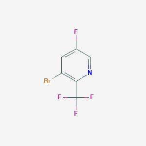 molecular formula C6H2BrF4N B1525567 3-溴-5-氟-2-(三氟甲基)吡啶 CAS No. 1245914-35-5