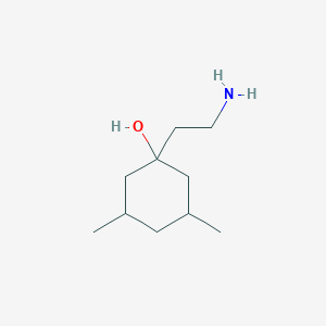 1-(2-Aminoethyl)-3,5-dimethylcyclohexan-1-OL