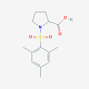 molecular formula C14H19NO4S B152557 1-(间甲苯磺酰基)吡咯烷-2-羧酸 CAS No. 126522-74-5