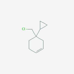 4-(Chloromethyl)-4-cyclopropylcyclohex-1-ene