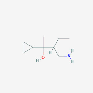 3-(Aminomethyl)-2-cyclopropylpentan-2-ol