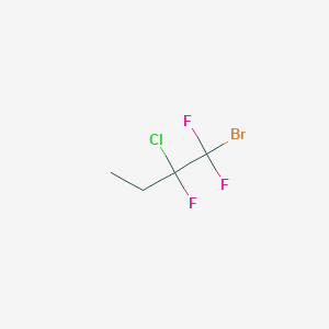 molecular formula C4H5BrClF3 B1525572 1-溴-2-氯-1,1,2-三氟丁烷 CAS No. 1081534-24-8