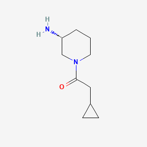 1-[(3R)-3-Aminopiperidin-1-yl]-2-cyclopropylethan-1-one