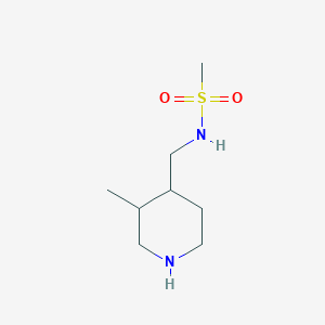 N-[(3-Methylpiperidin-4-yl)methyl]methanesulfonamide