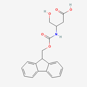 3-({[(9H-fluoren-9-yl)methoxy]carbonyl}amino)-4-hydroxybutanoic acid