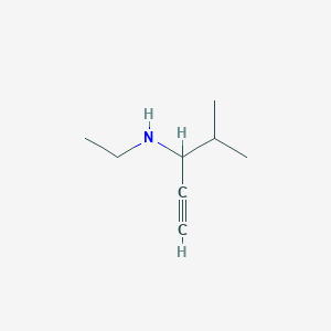 Ethyl(4-methylpent-1-yn-3-yl)amine