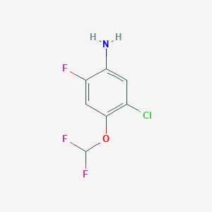 5-Chloro-4-(difluoromethoxy)-2-fluoroaniline