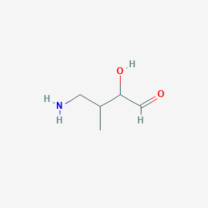 4-Amino-2-hydroxy-3-methylbutanal