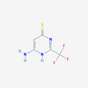 B1525596 6-Amino-2-(trifluoromethyl)pyrimidine-4-thiol CAS No. 1333960-88-5