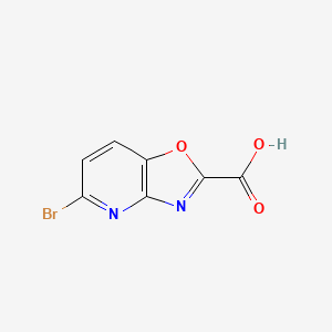 5-Bromo-[1,3]oxazolo[4,5-B]pyridine-2-carboxylic acid