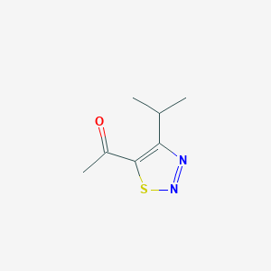 1-[4-(Propan-2-yl)-1,2,3-thiadiazol-5-yl]ethan-1-one