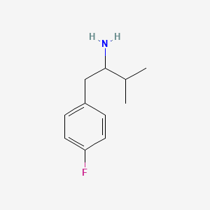 molecular formula C11H16FN B1525602 1-(4-氟苯基)-3-甲基丁-2-胺 CAS No. 1178757-00-0