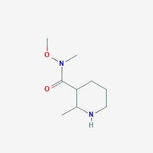 N-Methoxy-N,2-dimethylpiperidine-3-carboxamide