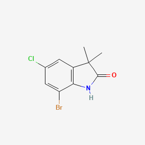 7-bromo-5-chloro-3,3-dimethyl-2,3-dihydro-1H-indol-2-one