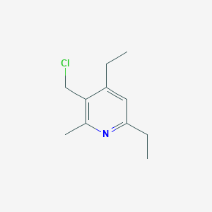 3-(Chloromethyl)-4,6-diethyl-2-methylpyridine